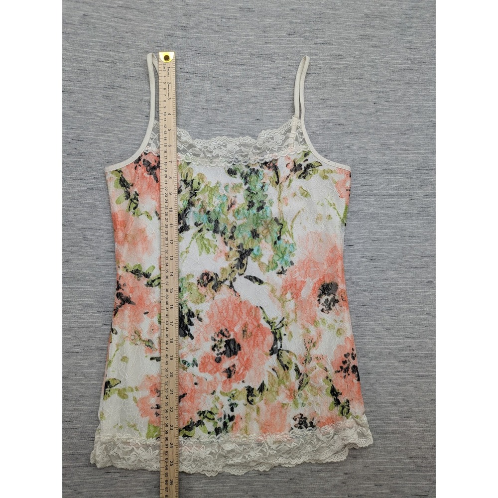 Y2K Maurices Floral Lace Cami Top Layering Medium Whimsical Fairy Romantic - Picture 2 of 9